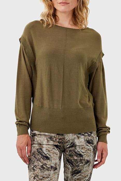 PULLOVER LONG SLEEVES 21001800 MILITARY OLIVE by Sandwich