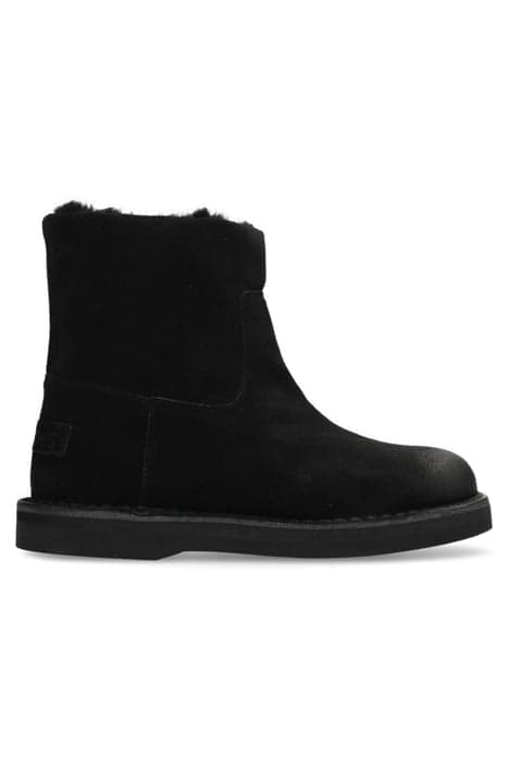 SHS1202 ANKLE BOOT SUEDE BLACK by Shabbies Amsterdam