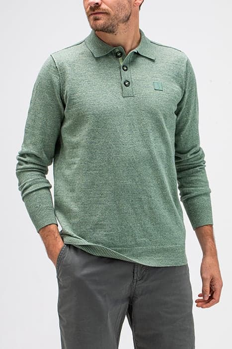 LT CLIFDEN POLO L/S DK. DELPHI GREEN by Butcher of Blue