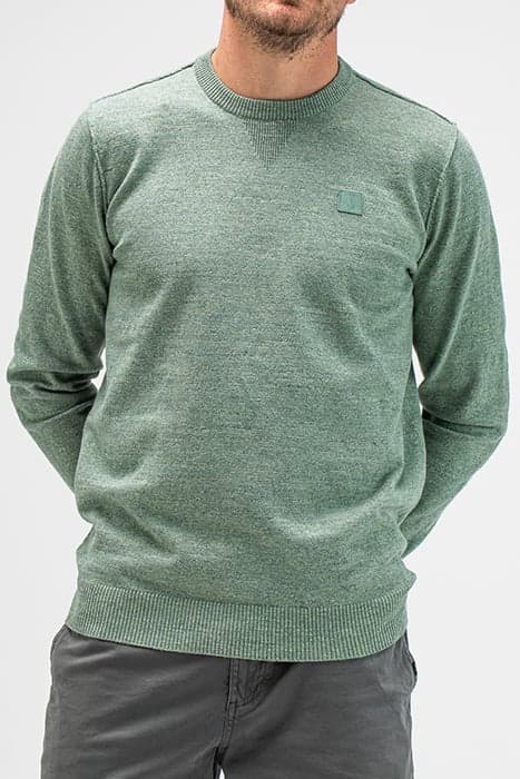 LT CLIFDEN CREW DK. DELPHI GREEN by Butcher of Blue