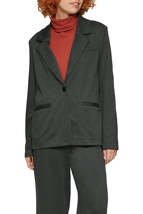 S.OLIVER-QS JACKETS-BLAZER GREY/BLACK by s. Oliver