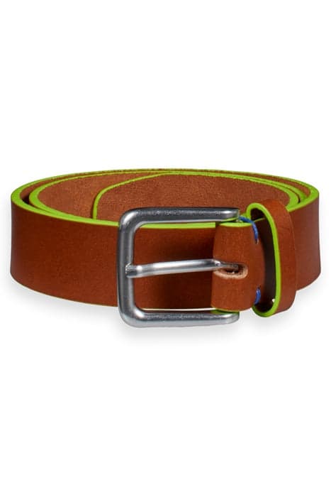 BOYS LEATHER BELT BROWN by Scotch & Soda