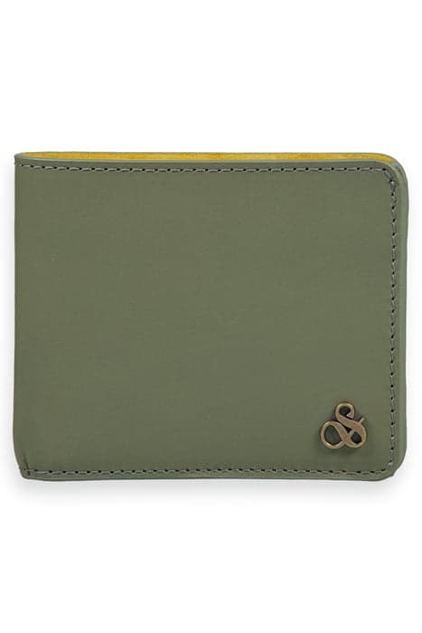 LEATHER BILLFOLD WALLET ARMY by Scotch & Soda