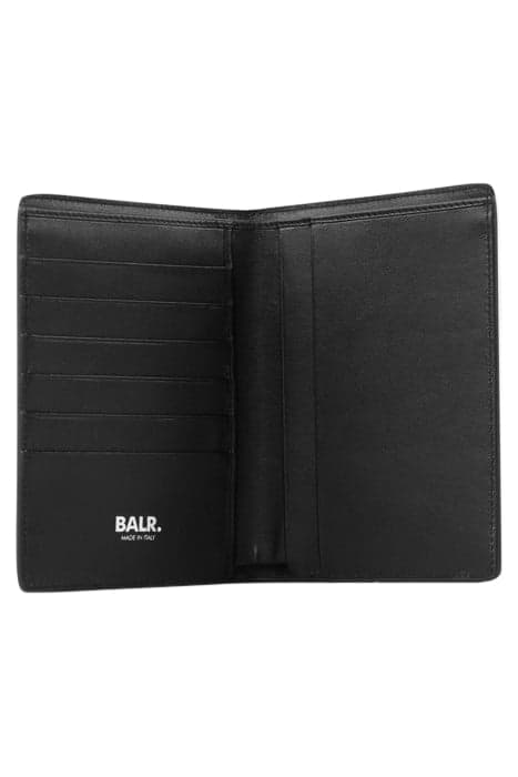 UNISEX BT LEATHER PASSPORT HOLDER BLACK by BALR.