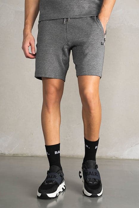 Q-SERIES SWEAT SHORT DK GREY HEATHER by BALR.