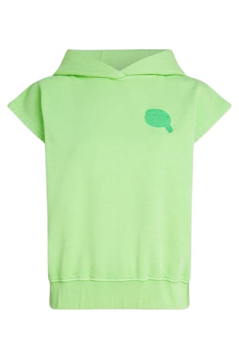 IKONIK 2.0 SLEEVELESS HOODIE SUMMER GREEN by KARL LAGERFELD