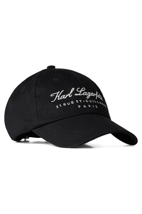 HOTEL KARL CAP BLACK by KARL LAGERFELD