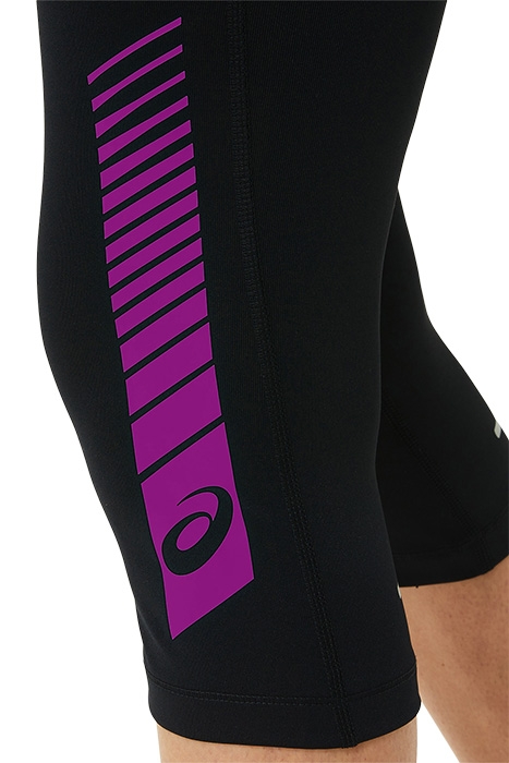 STRIPE KNEE TIGHT PERFORMANCE BLACK/ORCHID 5