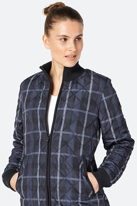 10 ART06TARTAN PADDED COAT TRUE NAVY 3