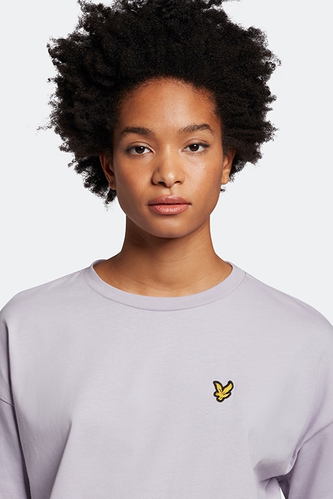 CROPPED T-SHIRT LIGHT GREY MARL 4