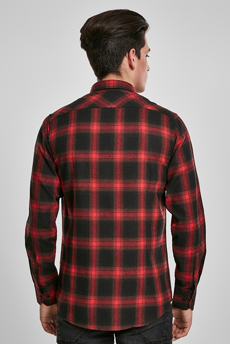 CHECKED FLANELL SHIRT 6 BLACK/RED 3