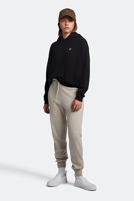 KNITTED HOODIE JET BLACK 3