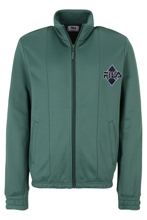 TENSFELD REGULAR PIQUE TRACK JACKET BLUE SPRUCE 1