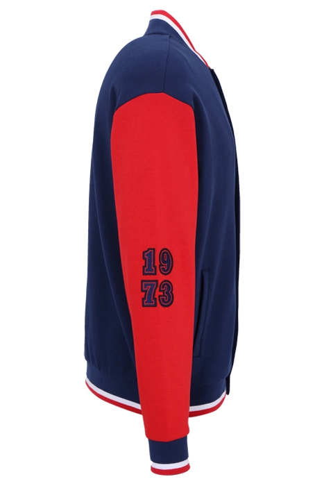 ZUROW COLLEGE JACKET MEDIEVAL BLUE-TRUE RED 3