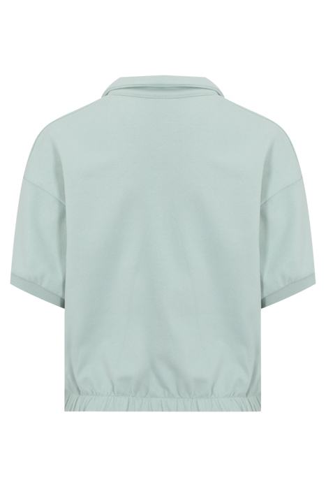 TABEN-RODT TOWELIING KNIT POLO SILT GREEN 2