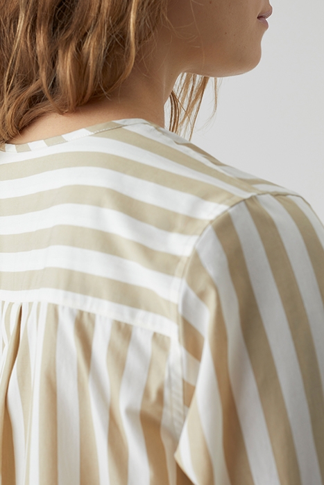 WOMEN COLLARLESS SHIRT SHIRTS & BLOUSES CEMENT 4