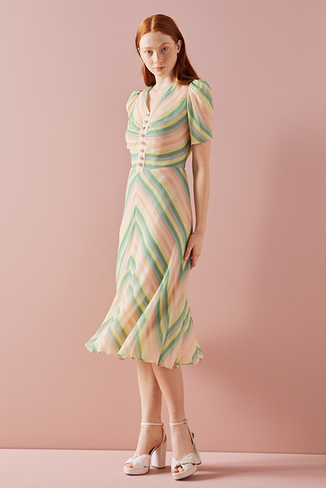 HOLZER MIDI DRESS MULTICOLOR 4