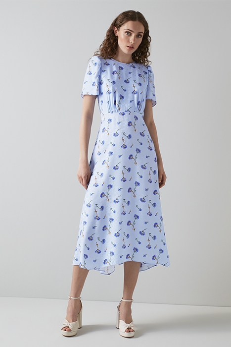 BOYD MIDI DRESS BLUE MULTICOLOR 1