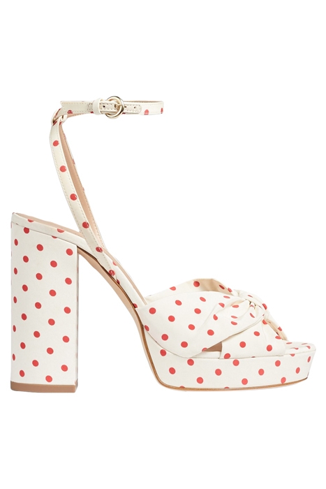 AMANDA SANDAL IVORY/RED 1