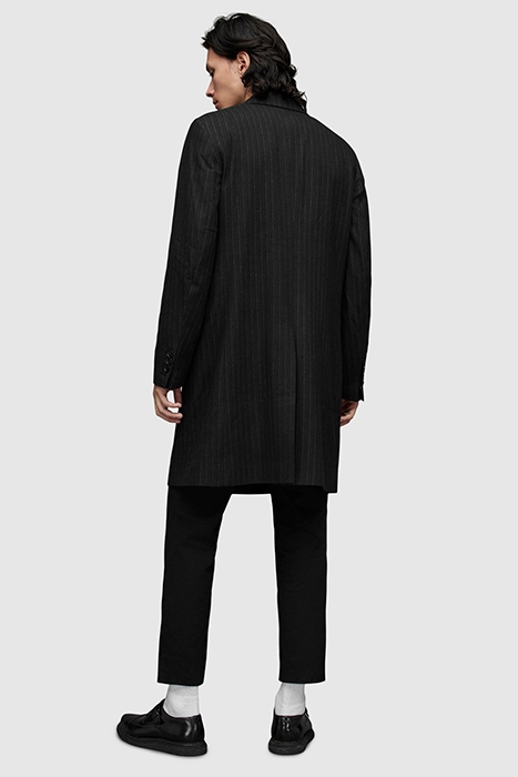 BROCK PINSTRIPE COAT BLACK 3