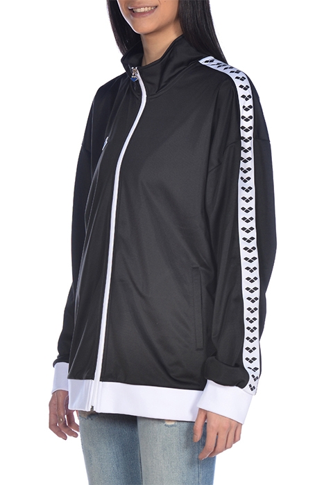 TEAM JACKET OVERSIZE BLACK WHITE BLACK 6