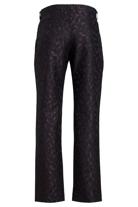 SLIM FIT PANTS WITH WELT HIP POCKET AND EXTENDED W MERLOT 2