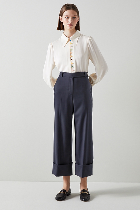 JOY WIDE-LEG & FLARED JEANS NAVY 1