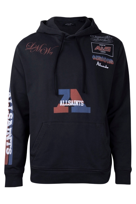 BLAZENED OTH HOODY WASHED BLACK 1