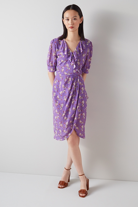 OPHELIA MIDI DRESS PURPLE 5