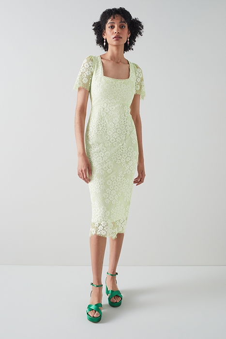 POSY MIDI DRESS PISTACHIO 2