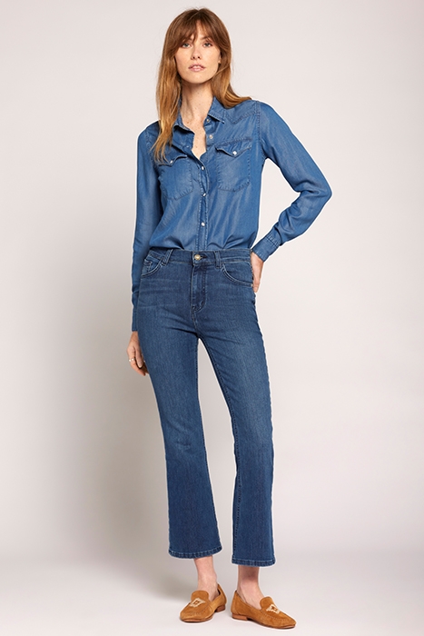 THE BOULEVARD MID RISE CROP BOOTCUT VISTA 2