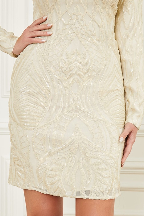 ROARING SEQUINS SANDY SHORE MINI DRESS MULTI 6