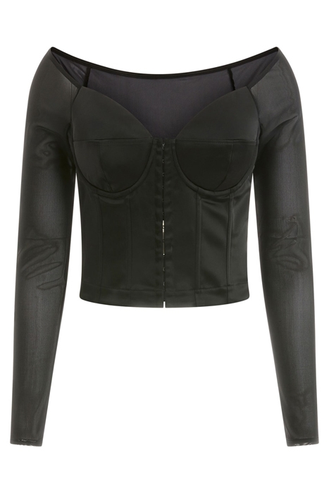 MARCIANO BY GUESS BLANCHE CORSET TOP JET BLACK A996 5