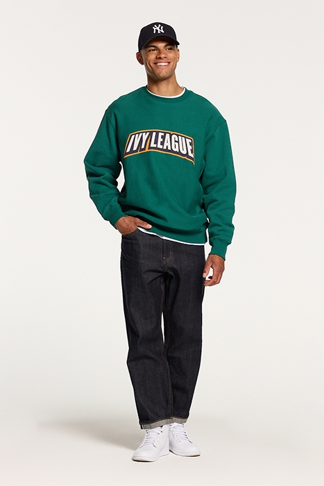 IVY LEAGUE SWEATER BOTTLE GREEN 3