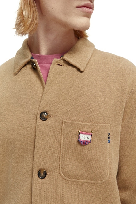 KNITTED BLAZER CARDIGAN SAND 6