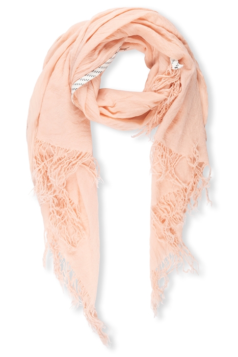BOILED WOOL SCARF BABY PINK 1