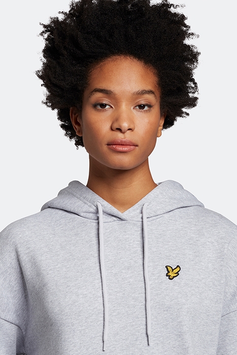 OVERSIZED HOODIE LIGHT GREY MARL 5