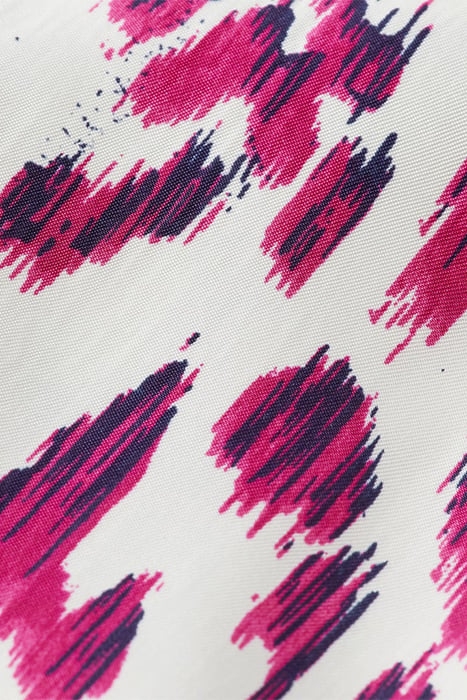 PRINTED DRAPEY BLAZER BRUSHED IKAT CHERRY PIE 7