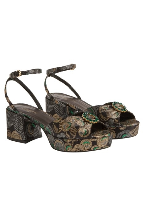 BRITTANY SANDAL BLACK MIX 2