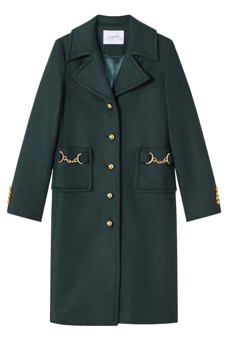 SPENCER SINGLE BREASTED COAT FOREST 3