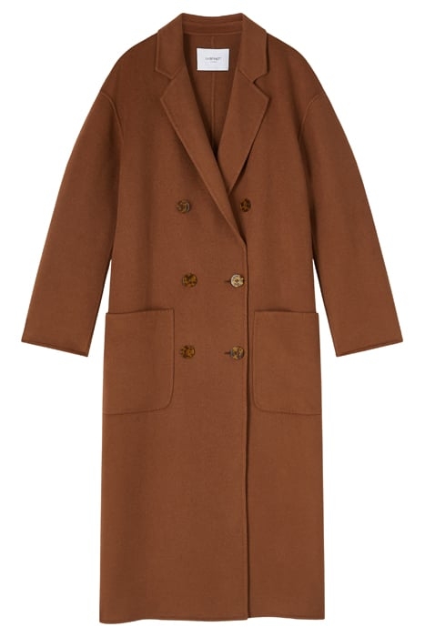 TILDA DOUBLE BREASTED COAT COGNAC 3