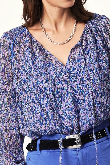 D6MANNET BOHEMIAN PRINT TOP MULTICOLOUR 6