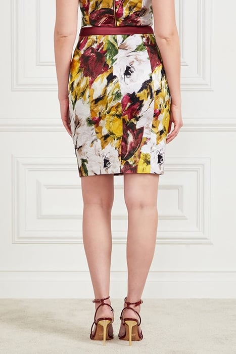 MARCIANO BY GUESS AUTUMN GARDEN BROCAD MINI SKIRT PRINT 2