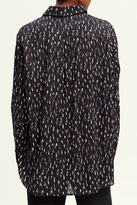 OVERSIZED SHIRT WITH PRINT IKAT RAIN 3