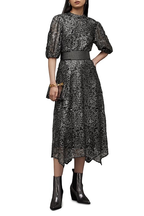 CAMILA BRODERIE DRES GUNMETAL GREY 5