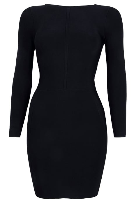 MARCIANO BY GUESS ARIA SWEATER DRESS JET BLACK 3
