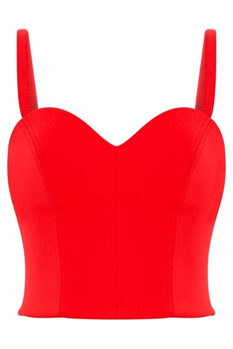 CROP TOP IN VISCOSE CADY RED 3