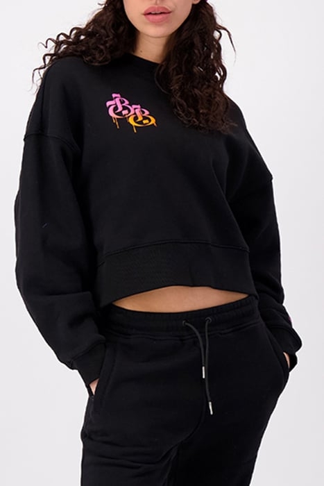 DRIPPING CREWNECK SWEATER BLACK 6