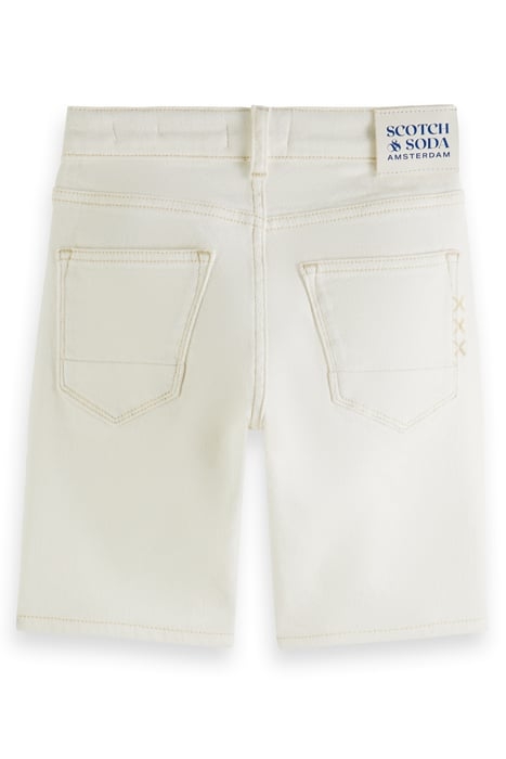 STRUMMER SLIM FIT SHORT — GARMENT DYED COLOURS OFF WHITE 7