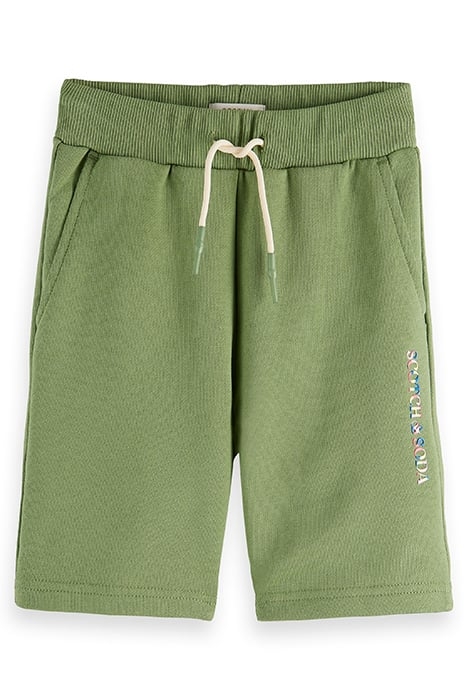 ORGANIC COTTON SWEAT SHORTS MILITARY 1